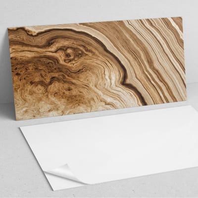 Coloray Wandpanelen Zelfklevend - Natuurlijke houtpatronen PVC Wandpaneel - 100 cm x 50 cm - Bruin Wandbekleding Zelfklevend - 1 stuk - Texturen Wandpanelen Zelfklevend - Wandbord Keuken - Wandpaneel Badkamer