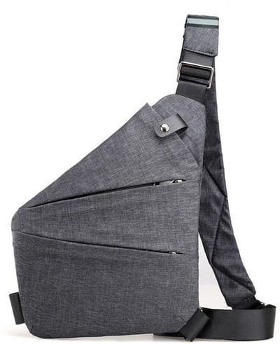 Ynkkvre - Anti-Diefstal Reistas - Schouder Rugzak - Crossbody Tas met Meerdere Vakken - Unisex Borsttas - Persoonlijke Tas voor Reizen Fietsen Wandelen