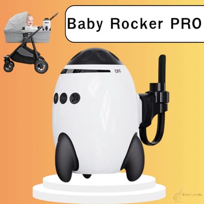 Comfykids Baby Rocker - Rocker PRO - Baby Rocker voor Kinderwagen - Baby Swing - Babywipstoel - Automatisch Schommelen - Incl. Reistas - Automatisch Schommelapparaat voor Baby's - Slaaphulp met Rustgevende wiegbeweging - NEW