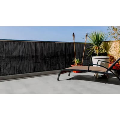 Nortene Tuinscherm Fency - Synthetisch - Antraciet - 100x300cm