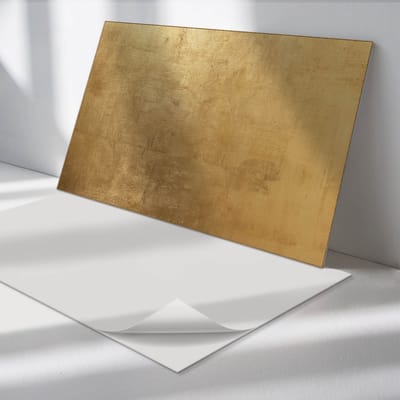 Wallfluent Vinyl Wandpaneel - Abstracte achtergrondtextuur Zelfklevende Wandbekleding - 100 cm x 50 cm - Geel Vinyl Wandpaneel - 1 stuk - Rechthoekig Wandbekleding Vinyl - Texturen Wandpaneel - Wandpaneel PVC - Wandpaneel Keuken en Badkamer