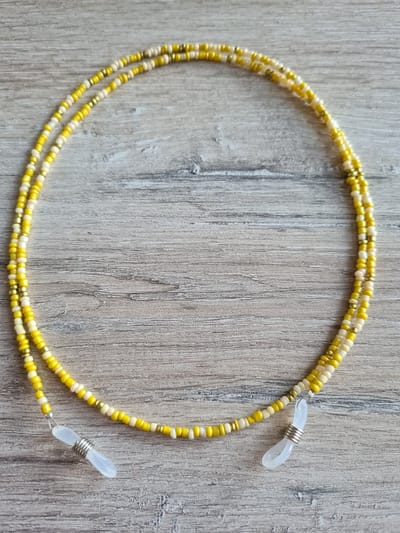 Haaksels&Kralen - Zonnebrilkoordje Sunshine – Brillenkoord – Kleurrijk - Zonnebriltouwtje - Zonnebril koord - Sunnycord - Sunny cord - Brillen koord - Mode accessoires - Sieraden
