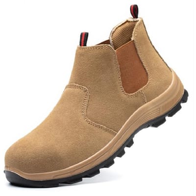 Onverwoestbare Sneakers Heren Werkschoenen Luxe Veiligheidsschoenen Heren Anti-Verplettering Anti-Punctie Werklaarzen Heren Industriële Schoenen 40 brown