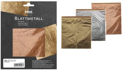 KREUL - Beaten Metals - Art Deco - 140 x 140 mm - 6 Vellen- 99403 - Koper