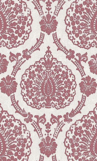 Marburg Scandinavian Vintage behang barok ornamenten rood 51655