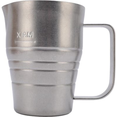 Melkopschuimbeker 304 Roestvrij Staal Roestvrij Multifunctioneel Koffie Melkopschuimbeker voor Bar 670ml gray