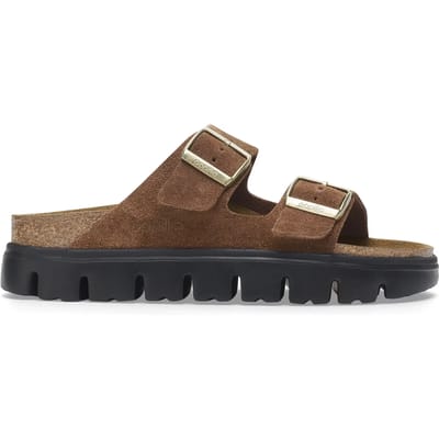 Dames suède leren sandalen met plateau Papillio Arizona