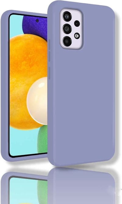 oTronica Hoesje Geschikt Voor Samsung Galaxy A53 backcover liquid siliconen hoesje - Lavendel