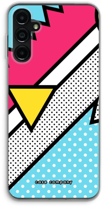 Case Company® - Hoesje geschikt voor Samsung Galaxy A14 hoesje - Pop Art #3 - Soft Cover Telefoonhoesje - Bescherming aan alle Kanten en Schermrand