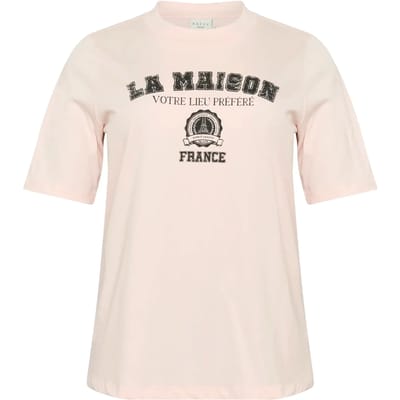 Dames-T-shirt KAFFE Curve Tasha