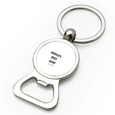 Akyol - world's best aunt it's true we checked flesopener - Tante - werelds beste tante - verjaardag - cadeautje voor tante - tante artikelen - kado - geschenk - 9 bij 3 cm