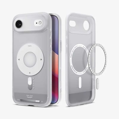 Spigen Hoesje Geschikt voor Apple iPhone Air - Ultra Hybrid MagFit Case - Compatibel met MagSafe / Qi2 - Back Cover Zilver