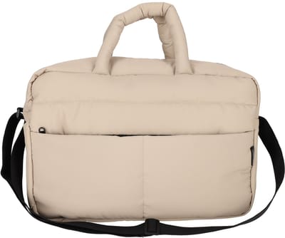 NORLÄNDER Padded Weekendtas Taupe – Ruime, Comfortabele Reistas met Trolleystrap