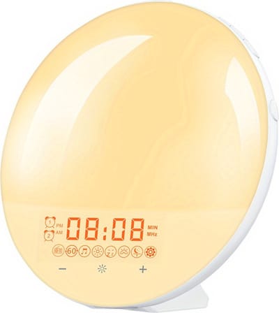 Livano Wake Up Light - Digitale Wekker - Lichtwekker - Wekker - Sunset Lamp - Wekkers Digitaal