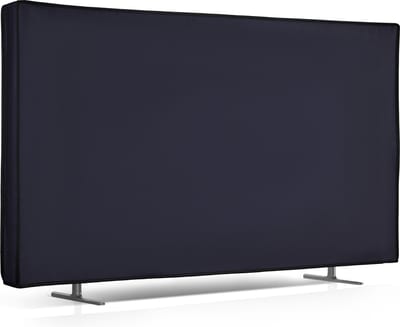 kwmobile tv hoes voor 40" TV cover - Beschermhoes voor televisie - Voor binnengebruik - Tegen vuil en stof - In donkerblauw