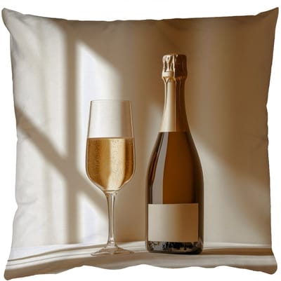 Sierkussens - Kussentjes Woonkamer - 50x50 cm - Champagne - Beige - Schaduw - Bubbels