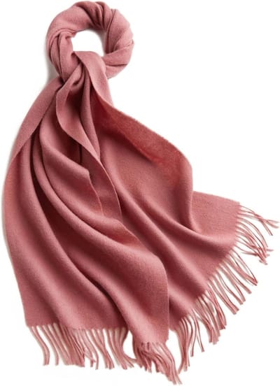 Dames Sjaal - Winter Accessoire - Warmte en Stijl - Zachte Kwaliteit - Tassel Detail - Roze