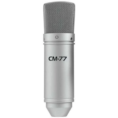 Studiomicrofoon Omnitronic MIC CM-77 Zendmethode:Kabelgebonden Incl. shockmount, Incl. klem