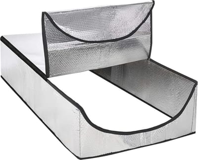 Isolatiehoes voor zolderdeuren en trappen - Eenvoudig te gebruiken, dubbelzijdig aluminium ontwerp