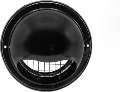 Nedco bolrooster Ø125mm - RVS - gitzwart