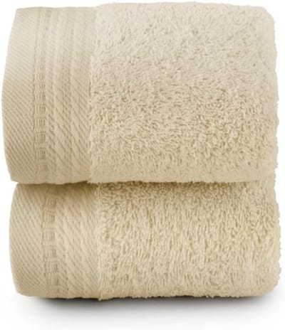 Bidet Handdoeken Set van 2 - 100% Kammen Katoen - 600 g/m² - Zacht en Absorberend - ShopVlot