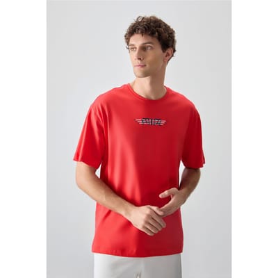 Oversized Katoenen Logo T-Shirt