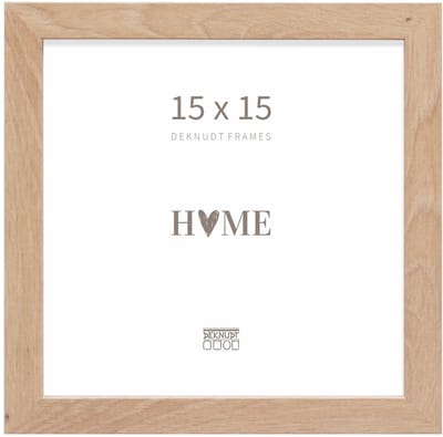 Deknudt Frames fotolijst - S45SH1 - naturel hout - fotomaat: 15x15 cm