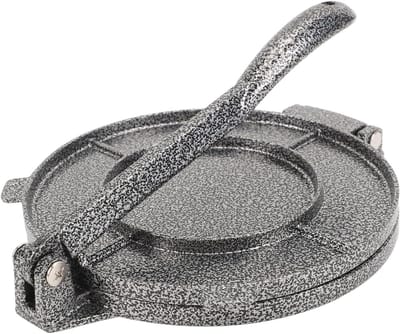 Tortilla Pers - Empanada Maker Roti Maker - Platbrood Maken - Ergonomisch Handvat - 20 x 16 cm - Zilver