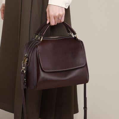 Nieuwe Herfst Crossbody Tote Tas Moeder High-end Grote Capaciteit Echt Leer Handtas