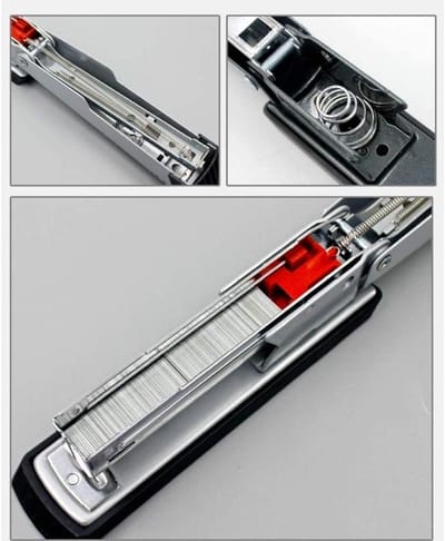 Nietmachine - Klassieke Nietmachine - Kantoor Werk - Robuuste Constructie - Compact Formaat - Zwart