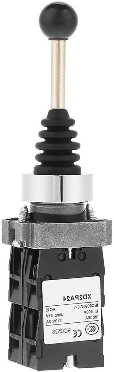4-Posities Joystick Controller met Terugveerfunctie - Rotary Switch voor Precisiebediening en Gebruiksgemak