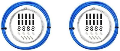Remkabel Set - Fiets Onderdelen - Fiets Onderhoud - Roestvrij Staal - 2 Stuks - Zwart