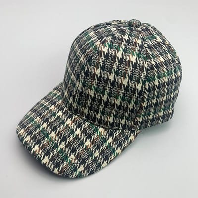 Retro Mode Britse Stijl Visgraat Mannen Vrouwen Baseballpetten Katoen Ademend Streetwear Klassiek Casual Sport Unisex Petten 54-60cm black
