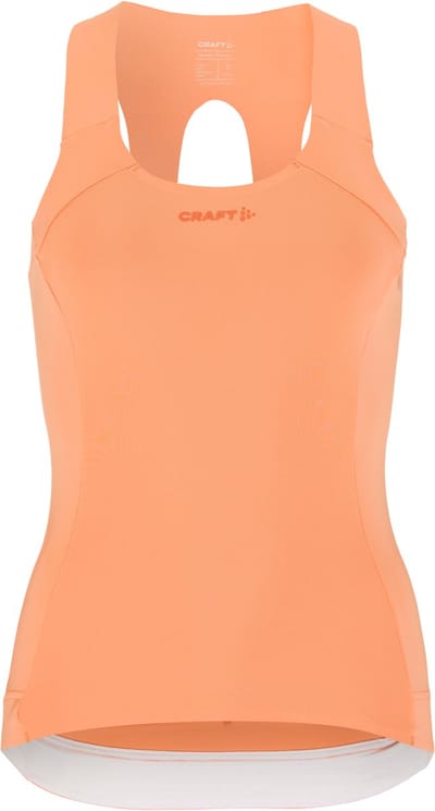 CRAFT ENDUR SINGLET W Dames Sportshirt - APRICOT