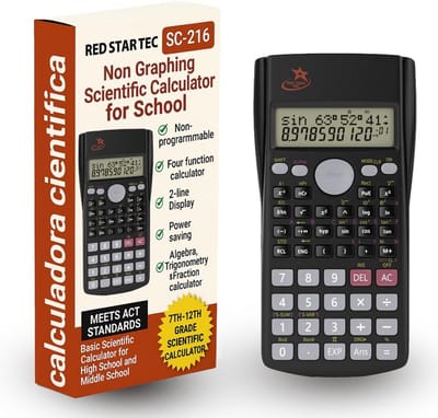 Wetenschappelijke Calculator voor GCSE en A-niveau - Niet Grafisch, Geschikt voor Studenten en Zakelijk Gebruik