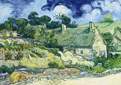 Bluebird Puzzle legpuzzel Vincent Van Gogh - Thatched Cottages at Cordeville 1000 stukjes.