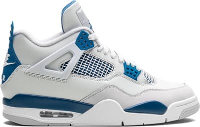 Air Jordan 4 Retro - Unisex - Military Blauw - Maat EU 40