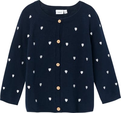 NAME IT - NMFBEHEART LS KNIT CARD - Meisjes - Cardigans