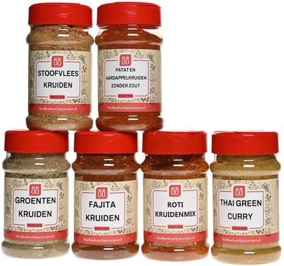 Van Beekum Specerijen - Kruidenpakket Zonder Zout – Uitbreidingspakket - 1 Stuk