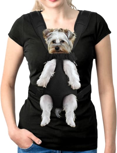 Verstelbare Draagzak voor Honden en Katten - Comfortabele Rugzak voor Hiken, Kamperen en Reizen met Kleine en Middelgrote Huisdieren
