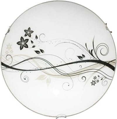 Ronde Wandlamp Glas Halve Maan - Slaapkamer Keuken Woonkamer - E27 Fitting