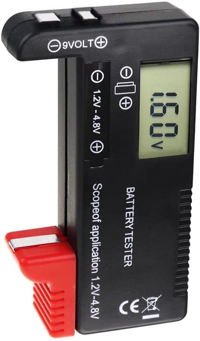 Lexium Batterijtester - Batterij Tester - Batterijtester voor alle Baterijen - Batterijen Tester
