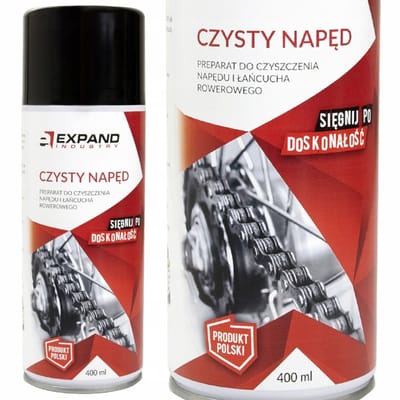 Expand Czysty Napęd - Fiets Ketting Reinigingsmiddel - 400ml - Veilig voor Metalen en Kunststoffen