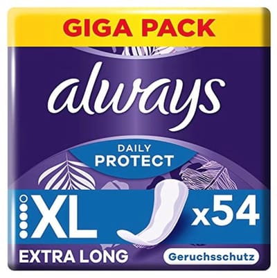 Extra lange inlegkruisjes voor dames, Giga Pack, ademend, flexibel, met frisse geur