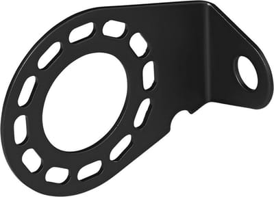 ProPlus Stekkerdooshouder - Metaal - Gehoekt - 9,2 x 7,2 cm - Zwart - Voor 7 en 13-polige Stekkerdozen