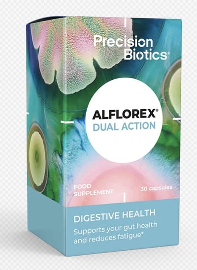 Alflorex Dual Action – Bifidobacterium longum 35624 & 1714 – Bioticum Capsules met Calcium & Vitamine B6 – 30 Stuks