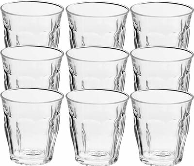 Duralex Picardie water/drinkglazen - 12x stuks - 310 ml - transparant - luxe glas - Water/sap/koffie glazen