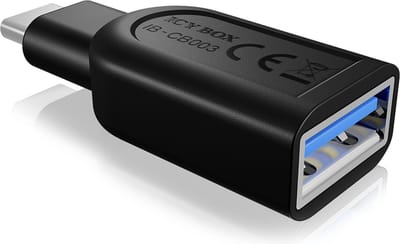 ICY BOX USB-C Adapter [1x USB-C stekker - 1x USB 3.2 Gen 1 bus A (USB 3.0)] IB-CB003