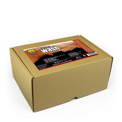 AMMO by Mig Jimenez Modelbouwdecoratie - MIG 7546 AMMO Collections - Enamel Washes - 12 stuks á 35ml Effecten set