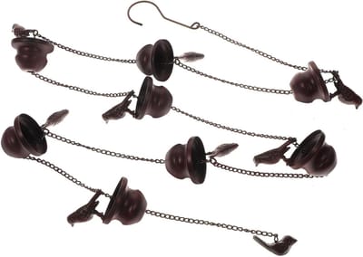 Decoratieve Regenketting - Regenafvoer Ketting - Water Leiden Buiten - Antiek Koper Design - 244 cm Lengte - Donkerbruin